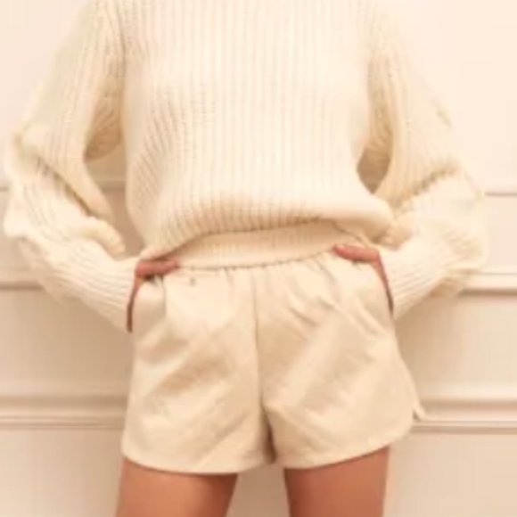 REVOLVE The Femm Emmy Short, Ivory- $275 - Picture 1 of 7